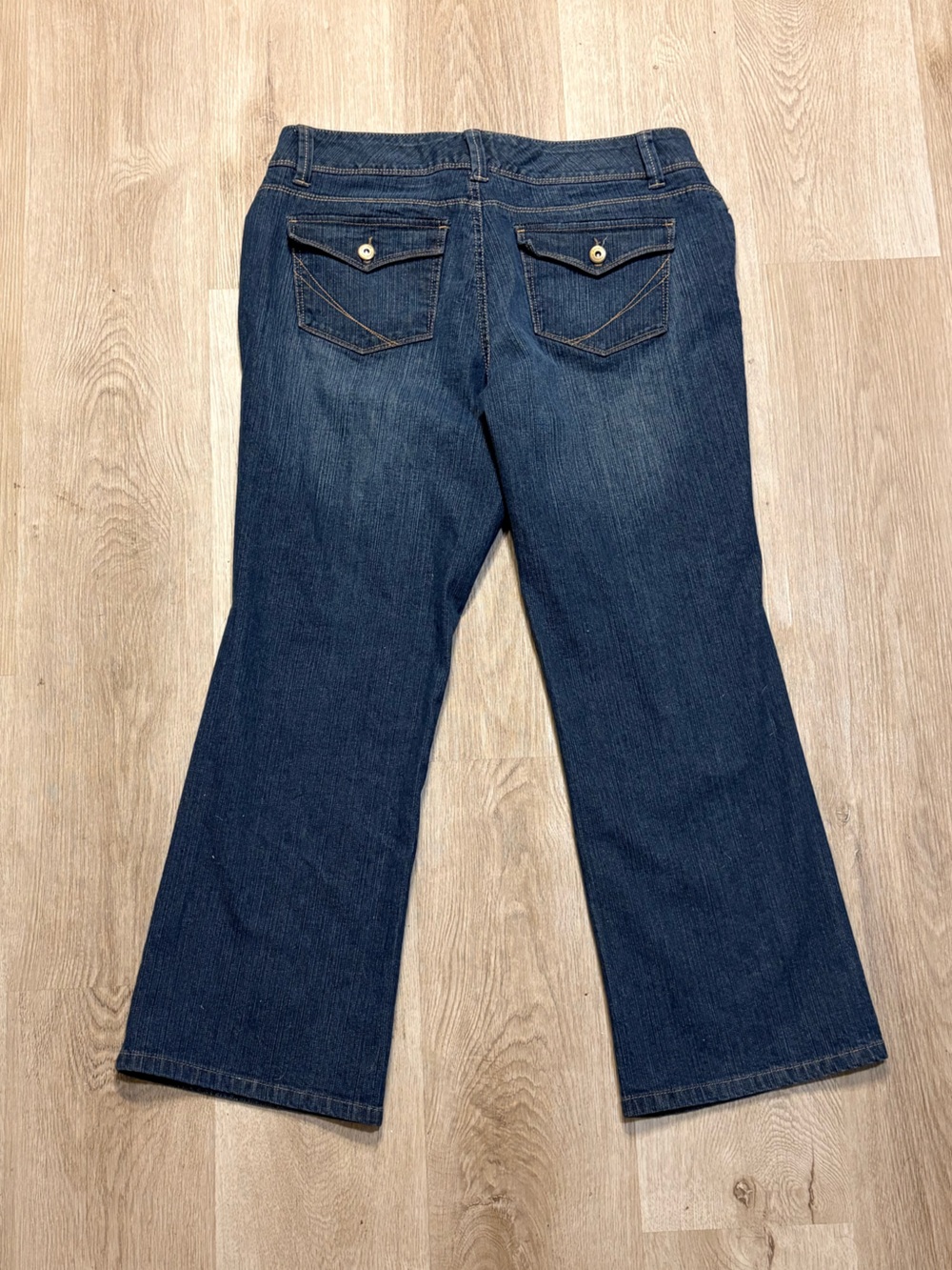 Vintage Sonoma Y2K Bootcut Jeans Women’s Size 12 Dark Wash Mid Rise Bella Swan
